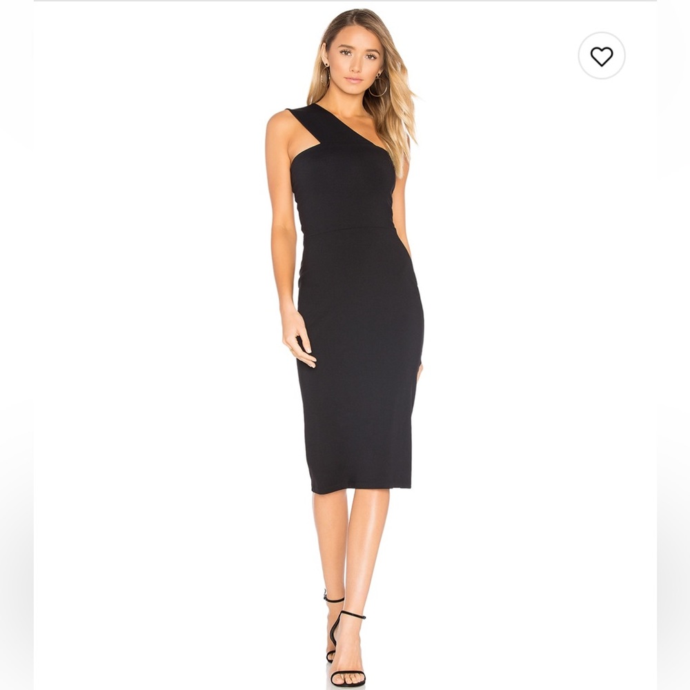 Susana Monaco wide strap dress, one shoulder